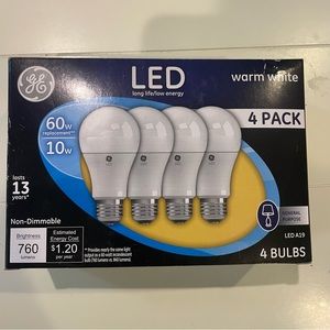 LED Light Bulbs 60w Warm White